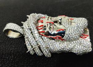 Comprar Colgante de Jesús con Diamantes, Collar de Jesús con Diamantes, Joyería Hip Hop para Hombre, Colgante Hip Hop Personalizado para Hombre - Product Image 2