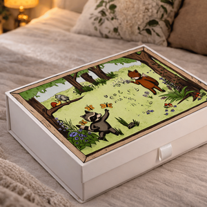 Caja de Envío de Cartón Kraft Ecológica con Logotipo Personalizado |   Empaque Rígido con Relieve, Forro de Esponja y Cierre Magnético para Ropa - Product Image 5