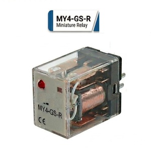รีเลย์กำลังขนาดเล็ก MY4-GS-R ผลิตในญี่ปุ่น 100% รีเลย์แม่เหล็กไฟฟ้ากำลังสูง 24vdc พร้อมการป้องกันแบบปิดผนึกสำหรับซีรีส์ OMRON - Product Image 1