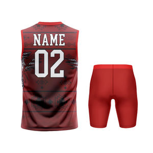 Uniforme de Entrenamiento de Fútbol 7v7, Conjunto de Compresión Sublimado, Camisetas Personalizadas, Conjunto de Uniforme de Entrenamiento de Fútbol 7v7 - Product Image 4