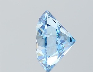 Diamante Redondo Brillante Cultivado en Laboratorio, 1.10 Quilates, Azul Intenso, Claridad SI1, Corte Excelente, Certificado IGI, Joyería de Diamantes CVD - Product Image 5