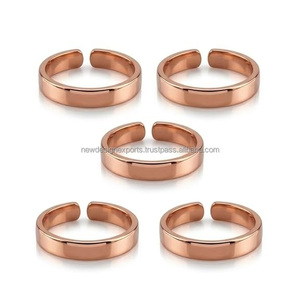 Anillo Magnético de Cobre Puro al por Mayor y Anillo de Boda de Moda - Diseño Art Deco Unisex con Talla Personalizada y Opciones de Color Personalizadas - Product Image 6