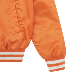 New Design Winter Casual Wear Baseball <b>Top</b> Trending Men Satin Varsity Jacket Custom Logo Quilted Lining College Waterproof - Product Image 5