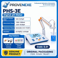 pH-mètre numérique PROVENEXE, testeur de pH de laboratoire pour l'eau, les produits chimiques et les aliments