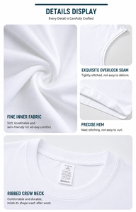 เสื้อกล้ามผู้ชาย OEM ผ้าฝ้ายแท้ 230 กรัม ทรงหลวม ใส่สบาย เหมาะสำหรับฤดูร้อน ออกกำลังกาย หรือใส่เป็นเสื้อซับใน ระบายอากาศได้ดี - Product Image 3