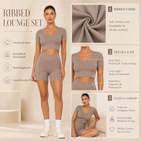 Ensemble assorti pour femmes, tenue personnalisée en deux pièces, vêtements de mode, ensemble décontracté pour la détente, vêtements pour femmes