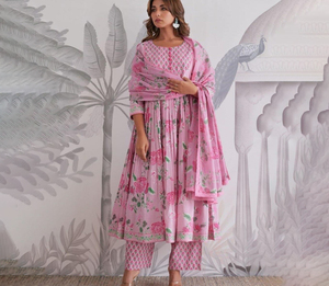 Trendy Designer Indian and Pakistani Ethnic Silk Salwar Suit for Women Top-Bottom and Dupatta Daily Wear - Product Image 1