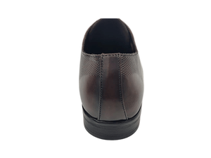 Zapatos Oxford de Cuero Marrón para Hombre, con Punta Puntiaguda, Cordones, Transpirables, con Suela de Goma Acolchada, Logotipo Grabado, para Oficina, Carrera, Uso Diario - Product Image 3