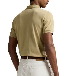 Camiseta personalizada de secado rápido 100% poliéster Golf para Polo patrón sólido Unisex de talla grande con bordado Original camiseta de hombre en blanco - Product Image 4