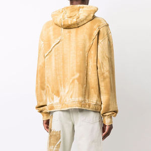 Sudadera con capucha para hombre con efecto acid wash, de algodón premium, diseñada para la comodidad en el día a día y la moda diaria, de longitud regular. - Product Image 4
