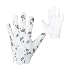 Best Quality Custom Logo Colors Pro Men Handed Golf <b>Gloves</b> Durable % PU Leather Sports Breathable <b>Moisture</b> Wicking - Product Image 1