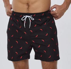กางเกงขาสั้นชายหาดลำลองสำหรับผู้ชาย ลายพิมพ์ กางเกงชายหาดสำหรับผู้ชาย - Product Image 4