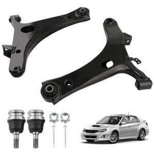 Kit de bras de suspension inférieur avant et bras de suspension supérieur arrière pour Subaru Impreza 2008-2011, compatible Legacy, Tribeca, BRZ, Cube, CX-5 2003-2008 - Product Image 1