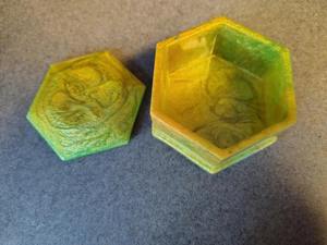 Boîte à bijoux en résine florale artisanale de qualité supérieure, organiseur décoratif pour bibelots, petit conteneur cadeau personnalisé en résine - Product Image 4