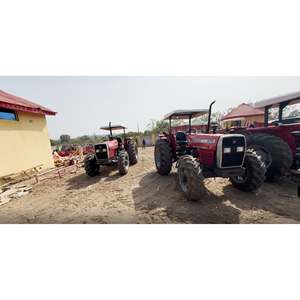 Tractor Massey Ferguson MF 375 4WD 75 HP de servicio pesado con dirección hidráulica para el mercado africano - Product Image 1