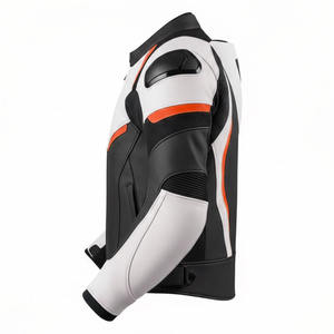 เสื้อแจ็คเก็ตมอเตอร์ไซค์แบบสั่งทำพิเศษ พิมพ์ลายได้  ไซส์ใหญ่  สำหรับทั้งชายและหญิง  ผ้าคอร์ดูร่า กันน้ำ ระบายอากาศ แห้งเร็ว ผลิตจากวัสดุโพลีเอสเตอร์/คอตตอน - Product Image 4