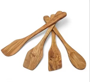 Accessoires de cuisine, spatules en bois, outils de cuisson les moins chers, meilleure spatule en bois, ustensiles pour poêle, ensemble de batterie de cuisine - Product Image 4
