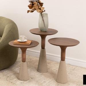 Table de cocktail en aluminium de première qualité, mobilier haut de gamme, table d'appoint en métal pour la maison, l'hôtel, table à vin, table à boissons, laiton - Product Image 1