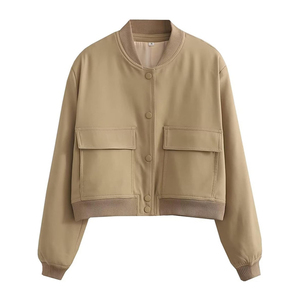 Chaqueta Varsity Premium para Mujer, Ligera, Estilo Urbano, Fabricante, Suministro al por Mayor - Product Image 1