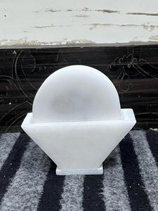 Juego de Posavasos de Mármol Blanco Hechos a Mano con Soporte, Posavasos Redondos de Mármol con Incrustaciones Florales Azules para Bebidas, Té y Café - Product Image 5