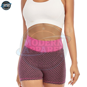 Hot Selling Custom Logo Women <b>Booty</b> Shorts High Quality Quick Dry Elastic Waist 100% Polyester Sporty Custom Colors - Product Image 5