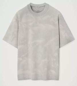 เสื้อยืดคอตตอนพิมพ์ลายสไตล์เรียบง่าย ทรงหลวม ปักลายเชนิลล์ น้ำหนักปานกลาง ระบายอากาศได้ดี สไตล์สตรีทแวร์ เสื้อยืดผู้ชายสำหรับออกกำลังกาย - Product Image 4