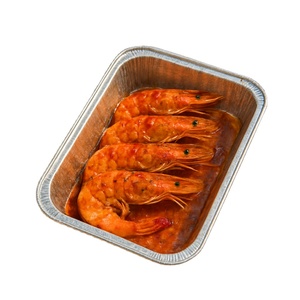 Récipient alimentaire en aluminium avec couvercle pour emballage alimentaire Récipients en aluminium de 2000ml pour le stockage des aliments et la cuisson - Product Image 1