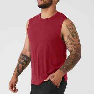 Camiseta sin Mangas Estilo Hip Hop para Hombre, Diseño Personalizado con Estampado Gráfico, 100% Algodón Suave y Poliéster, Informal y Deportiva - Product Image 4