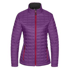 Veste matelassée personnalisable tendance et élégante pour femmes, respirante, légère, en crochet, décontractée, imprimée en peau de mouton - Product Image 6