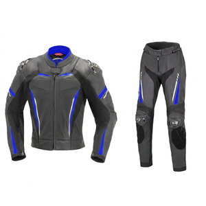 Combinaison de moto en cuir pour homme, nouvelle conception, best-seller, grande taille, anti-UV, manches longues, broderie 3D, impression numérique, 280g, personnalisable - Product Image 3