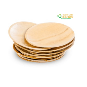 Vaisselle en feuilles de palmier naturelles, assiettes et bols jetables écologiques, vente en gros, fournitures de fête biodégradables, service de restauration - Product Image 1