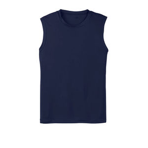 Pro Grade <b>Navy</b> Blue Muscle Tank for Men Lightweight Breathable Tank <b>Top</b> For Mens Best Workout Shirt for Gym Sports & Outdoor Use - Product Image 3