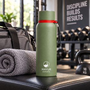 Stainless Steel Vacuum Insulated Tumbler Double Wall Leak Proof Portable <b>Thermal</b> <b>Bottle</b> for Travel Gym Office - Product Image 5