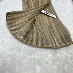 Most Loved By Salons 2024 Nueva tendencia Extensiones de cabello humano europeo de trama plana sin costuras Premium - Product Image 5