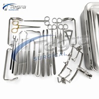 Ensemble d'instruments chirurgicaux pour palatisme de qualité supérieure, 25 pièces, kit d'instruments de chirurgie plastique avec boîte, certifié CE ISO par Tegra