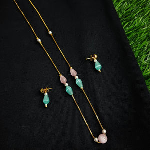 Classic American Diamond Bridal Jewelry <b>Set</b> Two-Piece Necklace and Earrings <b>for</b> <b>Wedding</b> Fashionable Classic Style - Product Image 1