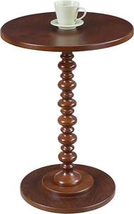 Wooden <b>Round</b> Bed <b>Side</b> <b>Table</b> End <b>Table</b>, <b>Side</b> <b>Table</b>, Night Stand Beach <b>Table</b> for Living Room Bedroom - Product Image 3