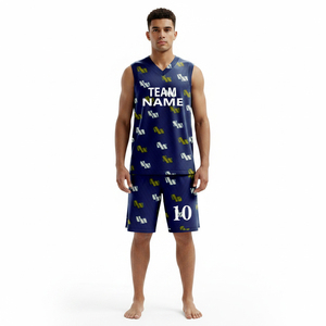 Uniforme de Baloncesto de Alta Calidad en Material 100% Poliéster, el Mejor Diseño Personalizado para Deportes al Aire Libre - Product Image 1