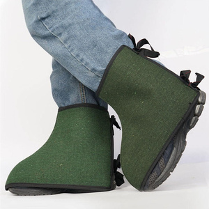 Cubrebotas de Lona para Soldadura, Resistentes al Calor/Abrasión, Retardantes de Llama, Anticorte, Ropa de Seguridad Industrial - Product Image 2