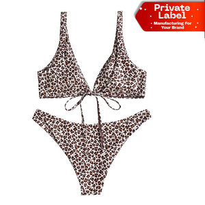 Custom Private Label Women <b>Bikini</b> <b>Set</b> Adjustable Halter Neck Two Piece Swimsuit Bulk Price Women Triangle <b>Bikini</b> <b>Set</b> <b>Sexy</b> Tie - Product Image 1