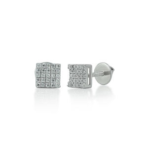 Pendientes de Plata 925 con Diamante Moissanita, Joyería de Lujo para Mujer, Regalo de Compromiso, Aniversario de Bodas, Ligeros - Product Image 1