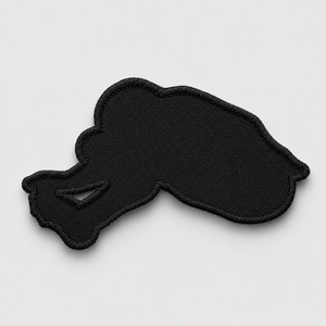 Patch brodé thermocollant Oxytag Sport, forme irrégulière, design noir et blanc, décoration textile, prix abordable, vente en gros OEM - Product Image 4