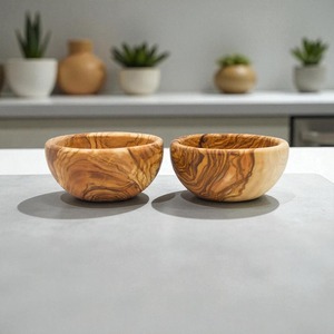 ชามไม้ธรรมชาติสำหรับเสิร์ฟในห้องครัวห้องอาหารโรงแรมร้านอาหาร - Product Image 5