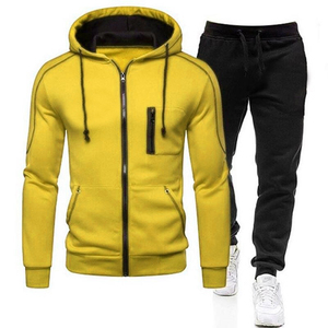 Survêtement unisexe en polyester/coton, imprimé sur mesure, écologique, respirant, léger, décontracté, à capuche, coupe classique, pour l'hiver - Product Image 2