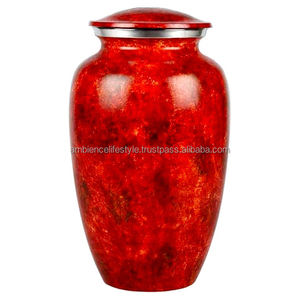 Grande urne funéraire décorative en laiton coulé de grande qualité personnalisée gravée moderne mémorial stockage pour adultes enterrement hommes fournitures - Product Image 6