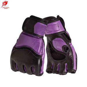 Guantes de Mma de color sólido y elegantes para artes marciales, equipo de entrenamiento de boxeo con diseño de dedos flexibles - Product Image 2