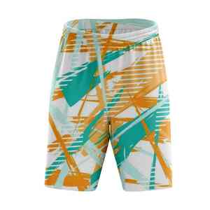 Pantalones Cortos Casuales de Poliéster para Hombre, Estilo Urbano, con Estampado por Sublimación, con Cordón en la Cintura, para Verano - Product Image 4