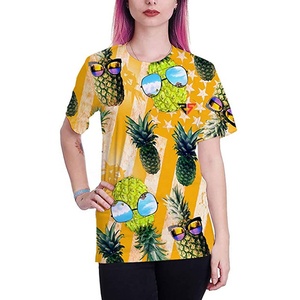 La mejor calidad, diseño famoso, tinte de otoño, lejía, camiseta de sublimación para mujer, logotipo personalizado hecho en Pakistán - Product Image 4