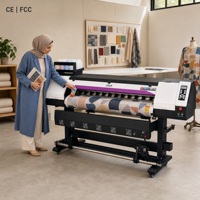 Imprimante jet d'encre grand format avec nettoyage automatique, arrêt d'urgence et empileur d'encre à double moteur pour ateliers d'impression