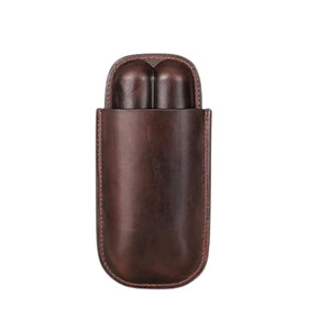 Étui à cigares en cuir de luxe avec coupe-cigares, idéal pour les voyages d'affaires, les cadeaux d'entreprise et le rangement de cigares haut de gamme à prix raisonnable - Product Image 4